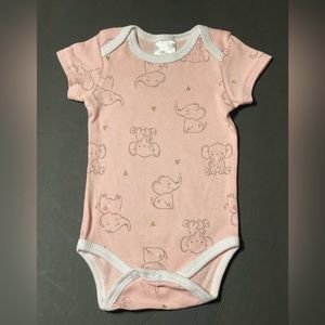 Elephant Print Onesie